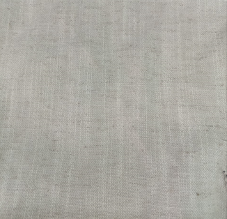 Linen Woven Ivory Dyed Fabric