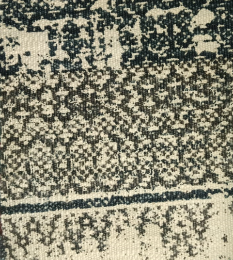 Taraz LT47021 Ivory/Blue 80 Width With