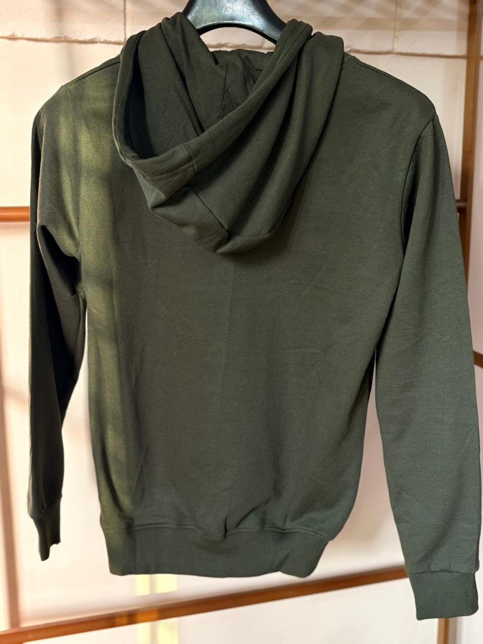 Olive Green Sweatshirt 350 GSM